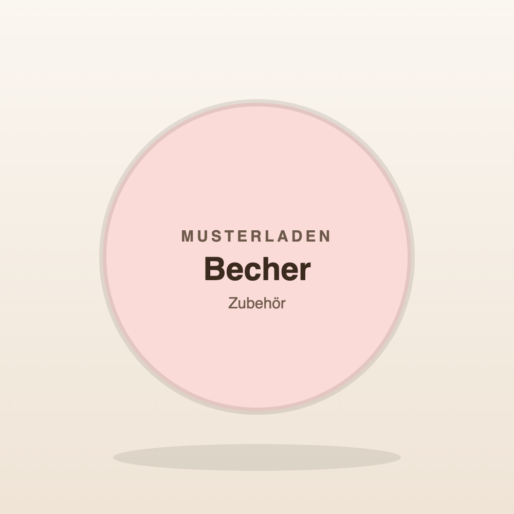 Kaffeebecher Musterladen
