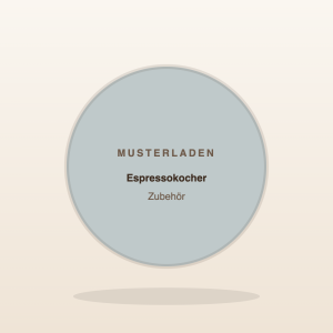 Espressokocher 6 Tassen