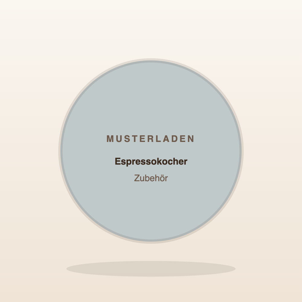 Espressokocher 6 Tassen