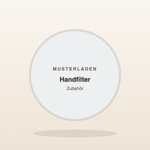 Handfilter aus Porzellan